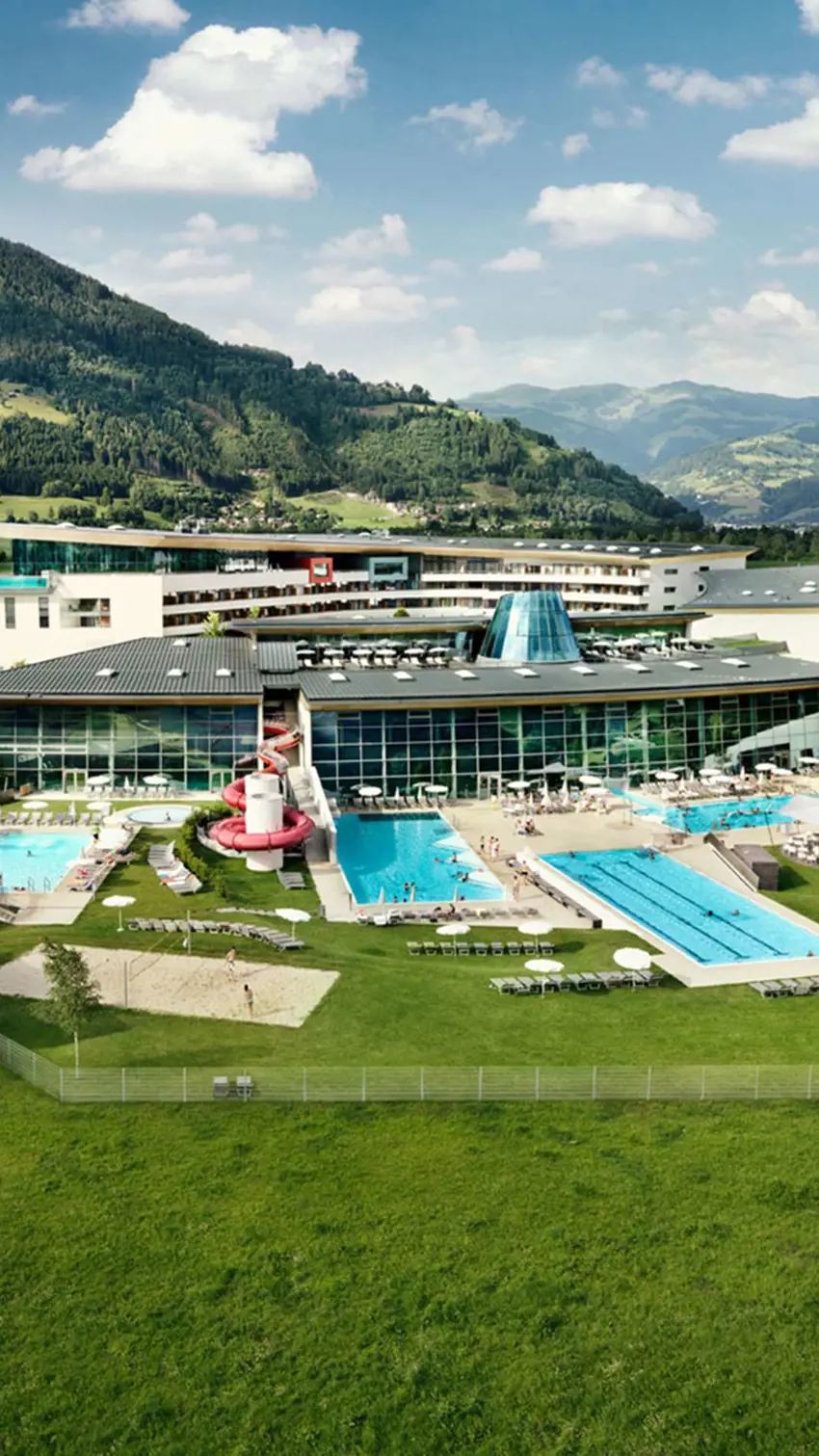 Zell am See is home to the luxurious Tauern Spa & Wellness Centre